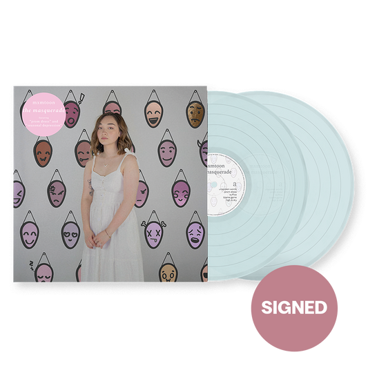 the masquerade - transparent blue vinyl *signed*