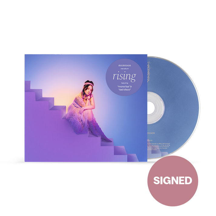 rising *signed* cd – mxmtoon
