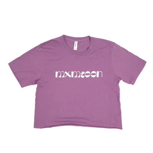 mxmtoon cropped logo tee